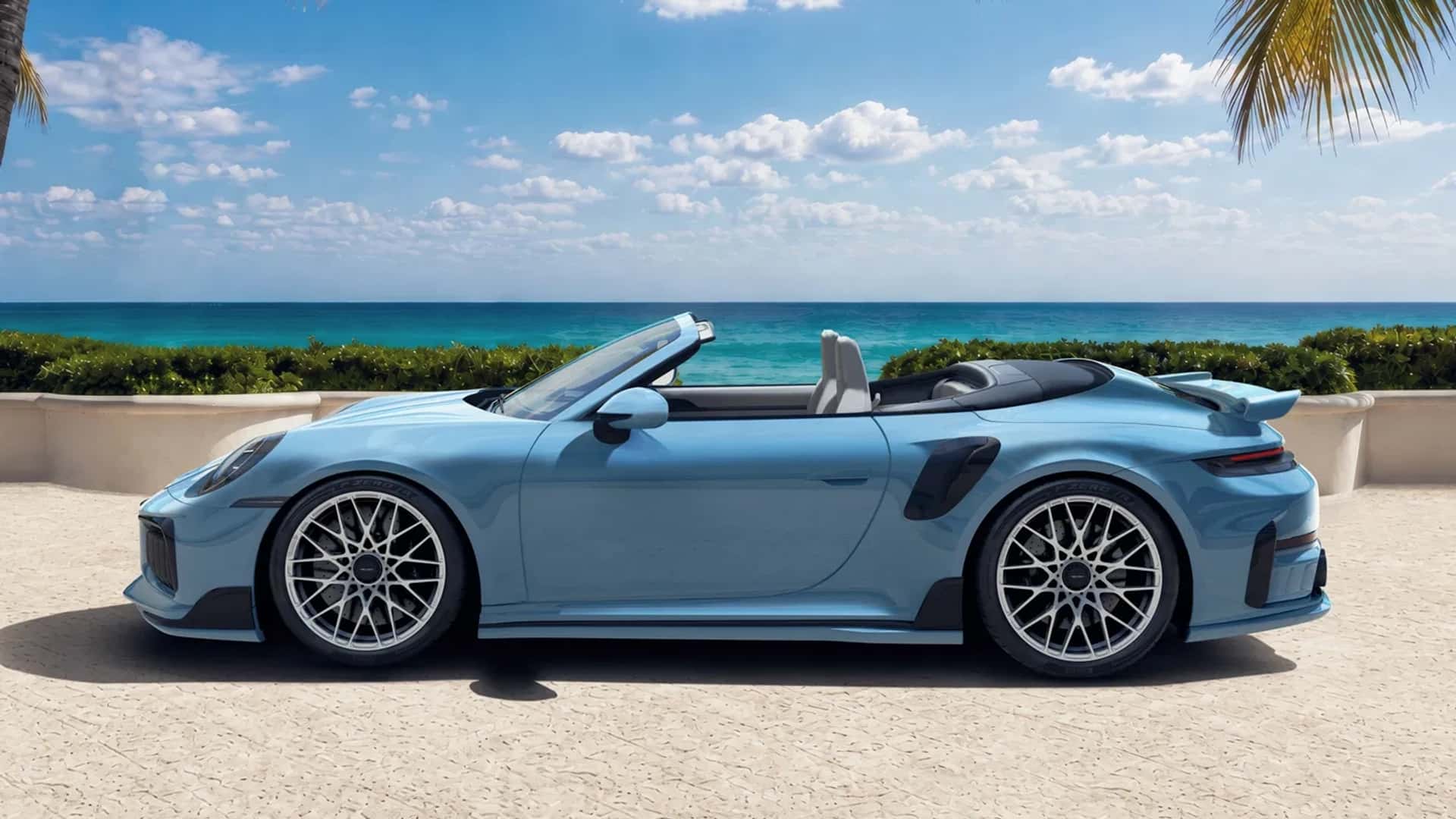 Porsche 911 Turbo S от Techart - вид спереди