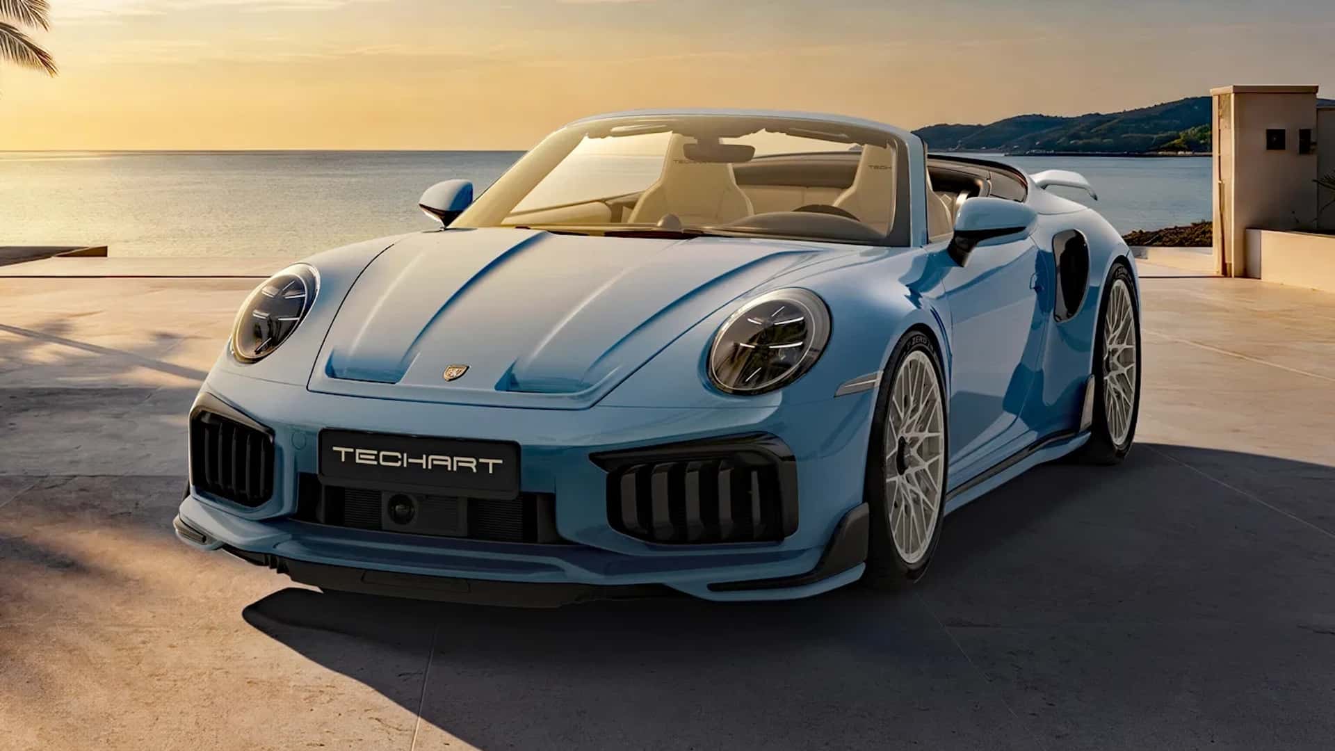 Porsche 911 Turbo S от Techart - салон
