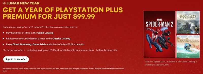 Discounts on PlayStation Plus subscription