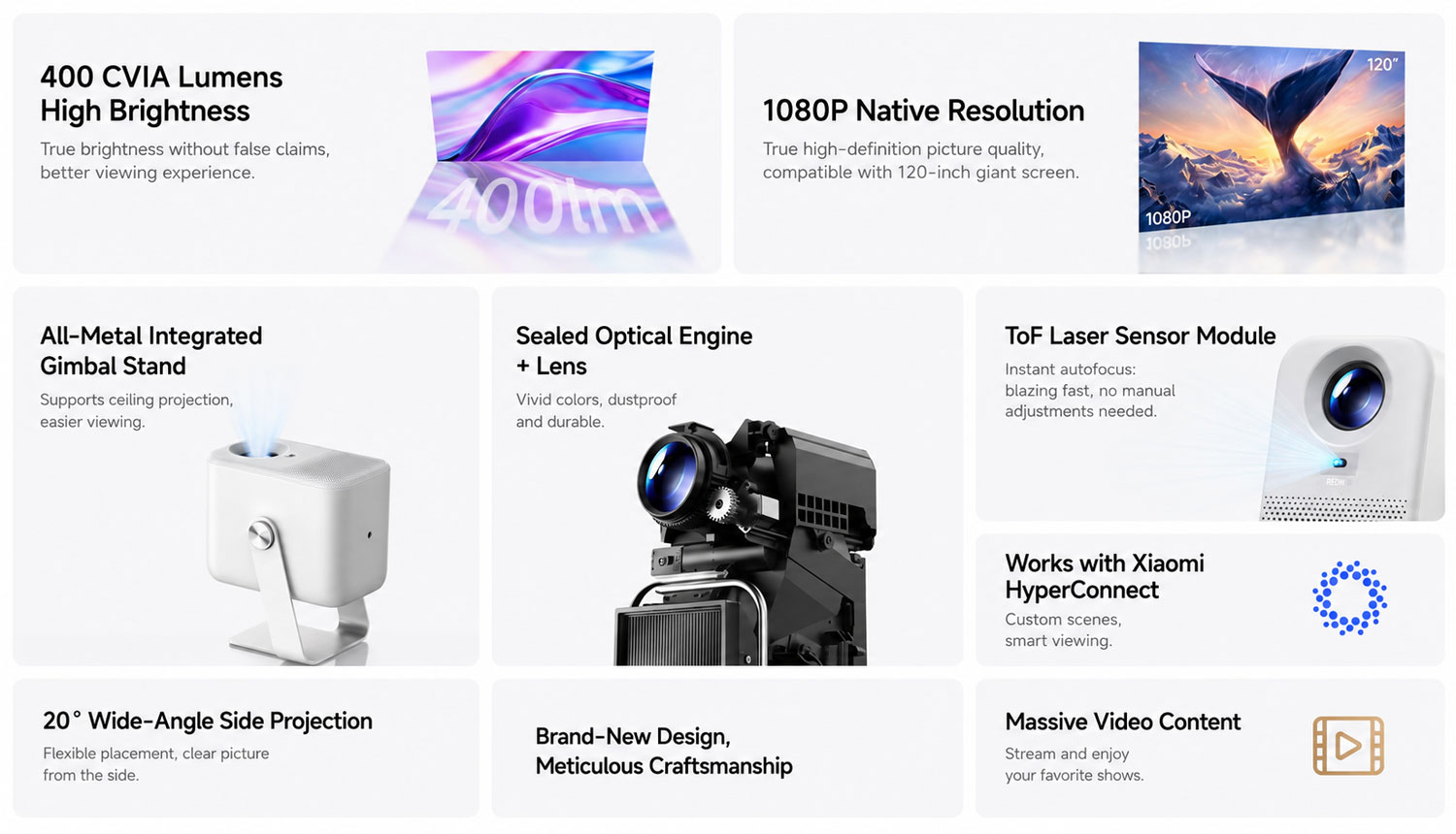 Native 1080p resolution and a sealed optical engine are the headline specs at this price point.
