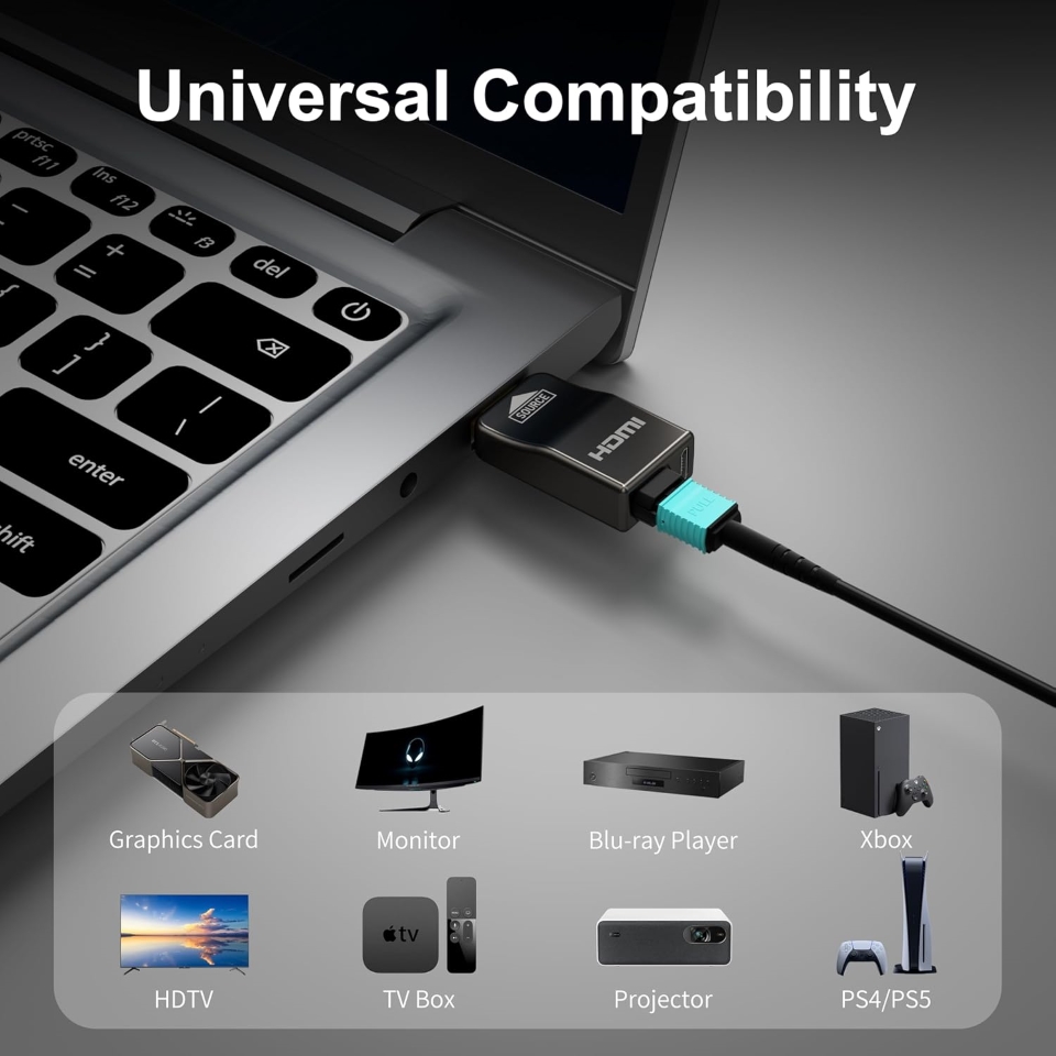 Ruipro 8K Fiber Optic HDMI 2.1 Cable