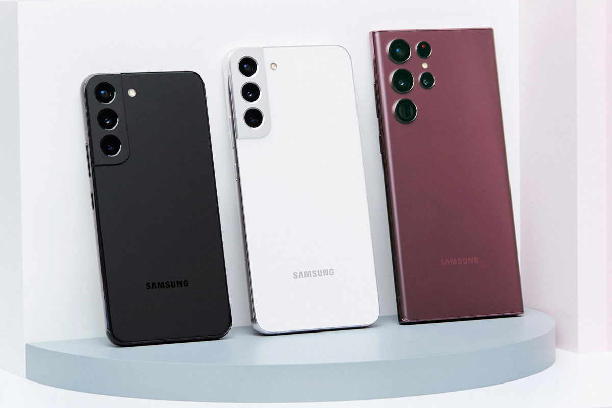 La gamme Galaxy S22 Series. Illustration : Samsung