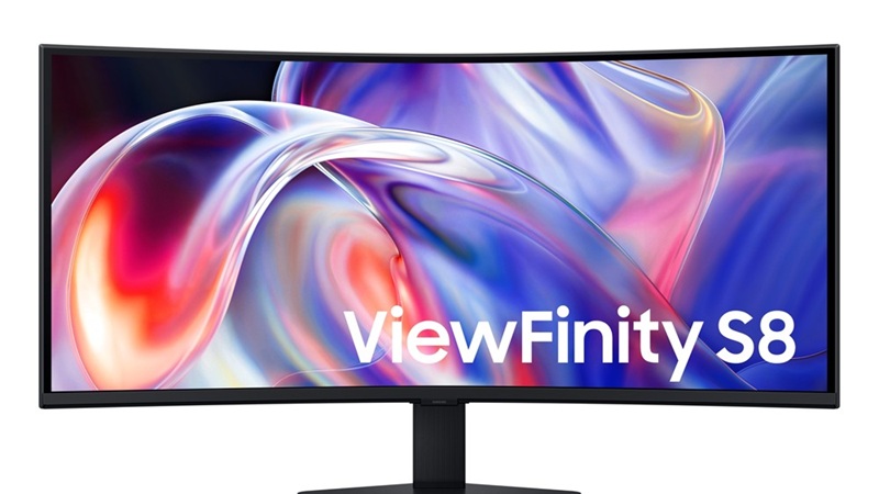 Samsung ViewFinity S8 S85TH — écran incurvé 40 pouces, WUHD 5120 x 2160, 144 Hz, Thunderbolt 5.