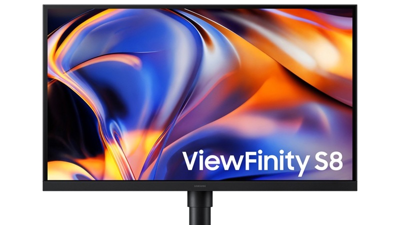 Samsung ViewFinity S8 S80HF — 27 pouces, résolution 5K, port USB-C.