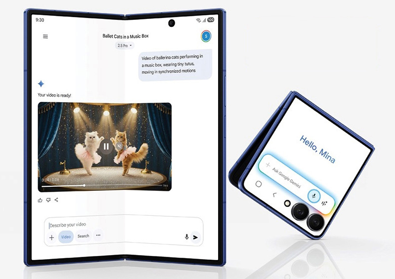 Samsung Galaxy Z Fold and Z Flip foldable smartphones. Illustration: Samsung