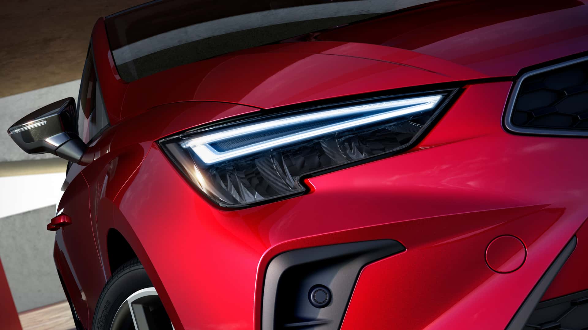 Seat Ibiza 2026 - Деталь передней решетки