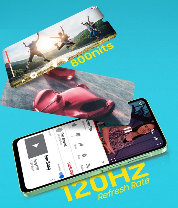Samsung Galaxy F70e 5G загальний вигляд