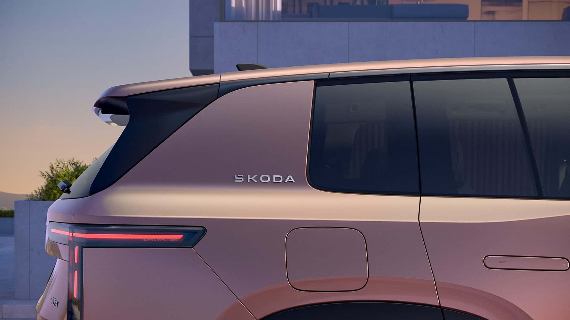 Skoda Peaq на природе