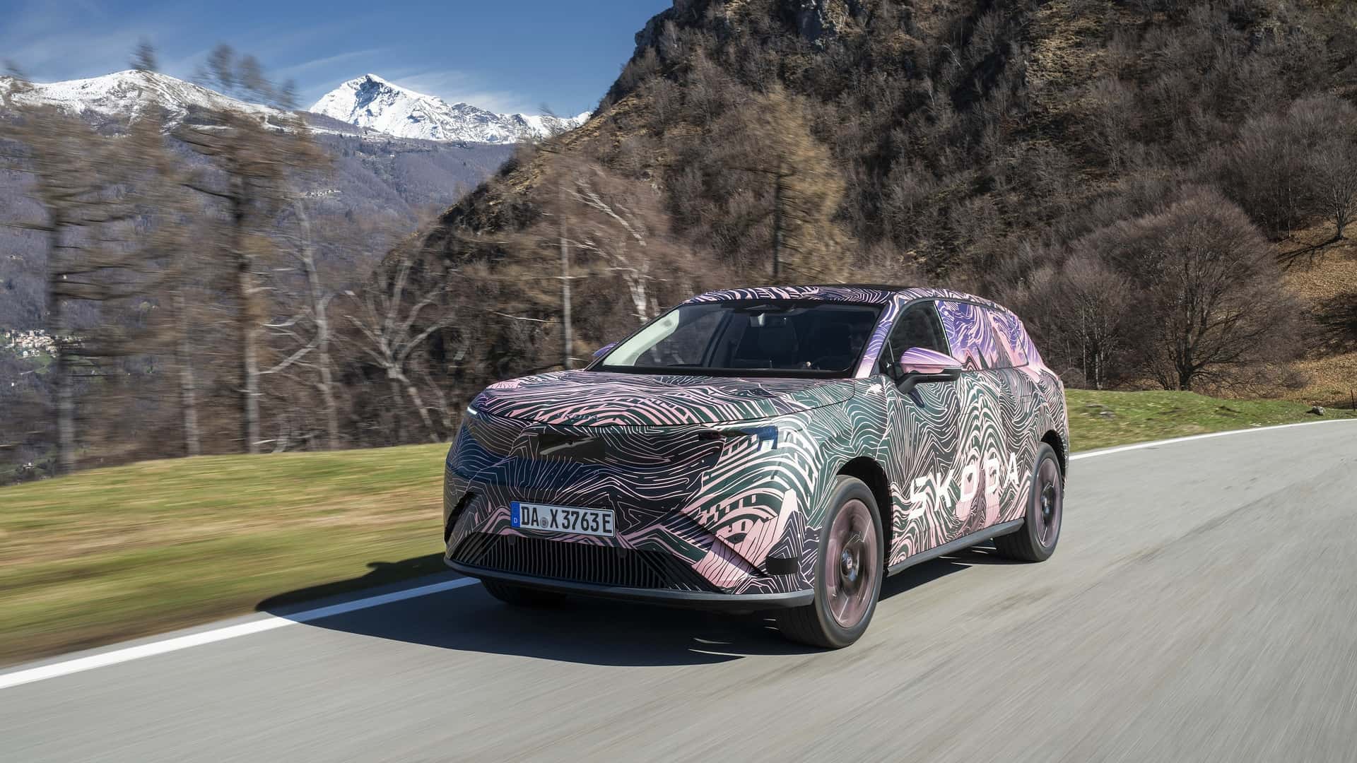 Керуючий центр Skoda Peaq з прототипу