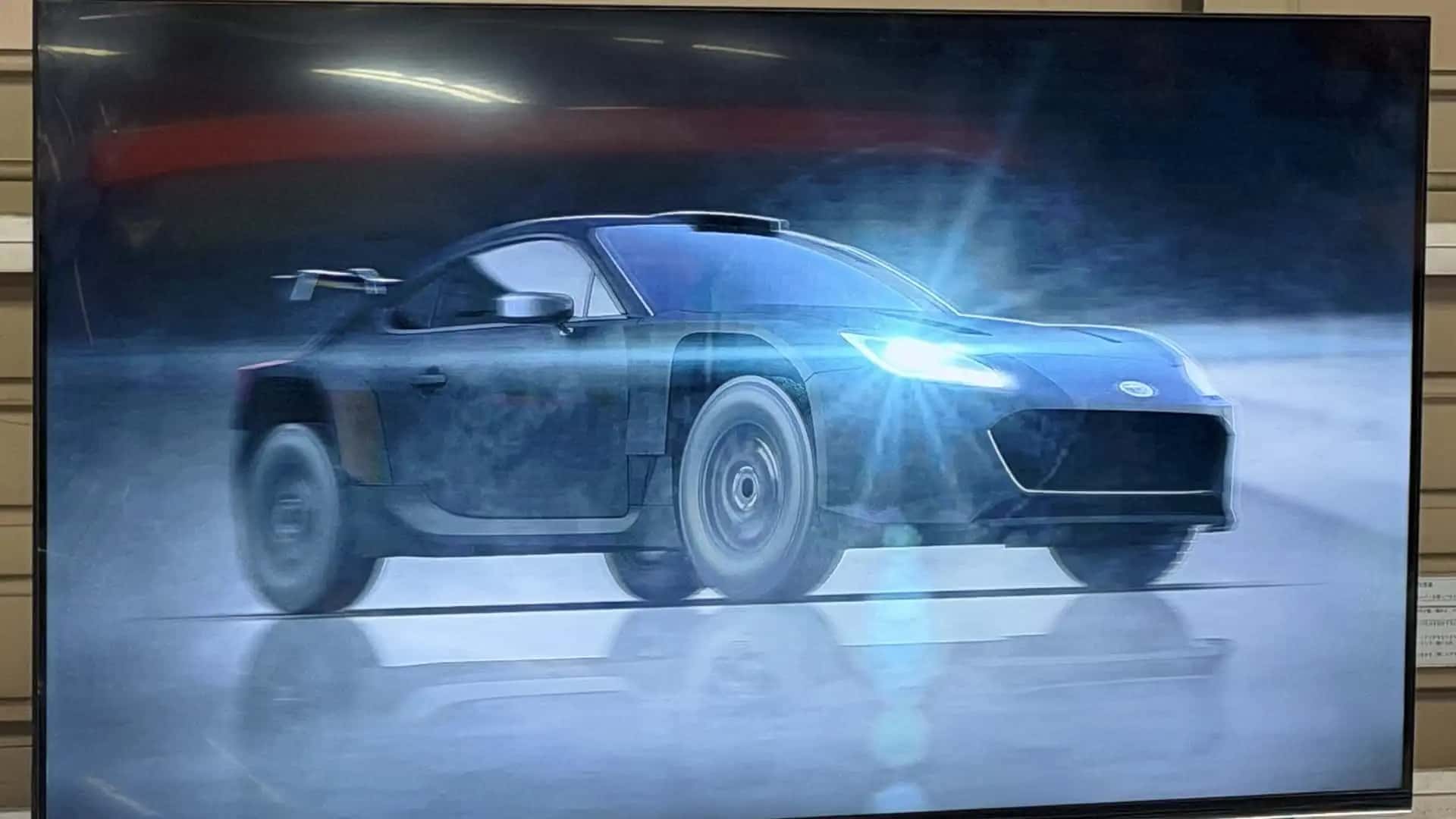 Обновлённая версия Subaru BRZ на раллийной трассе
