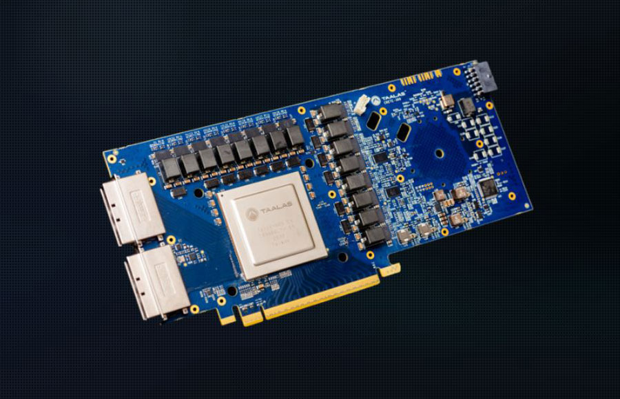 The Taalas HC1 AI processor. Illustration: Taalas