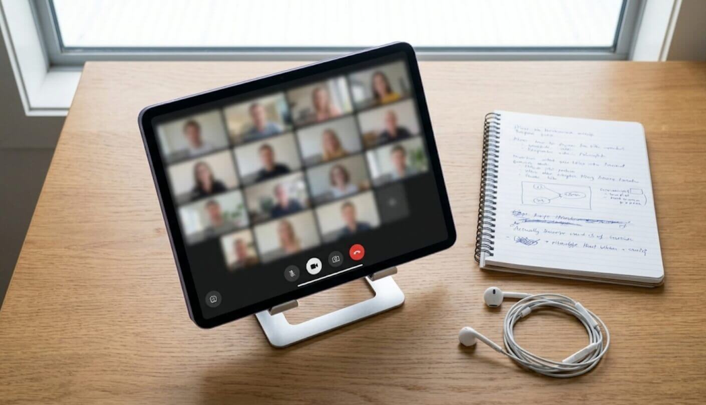 tablet for zoom meetings
