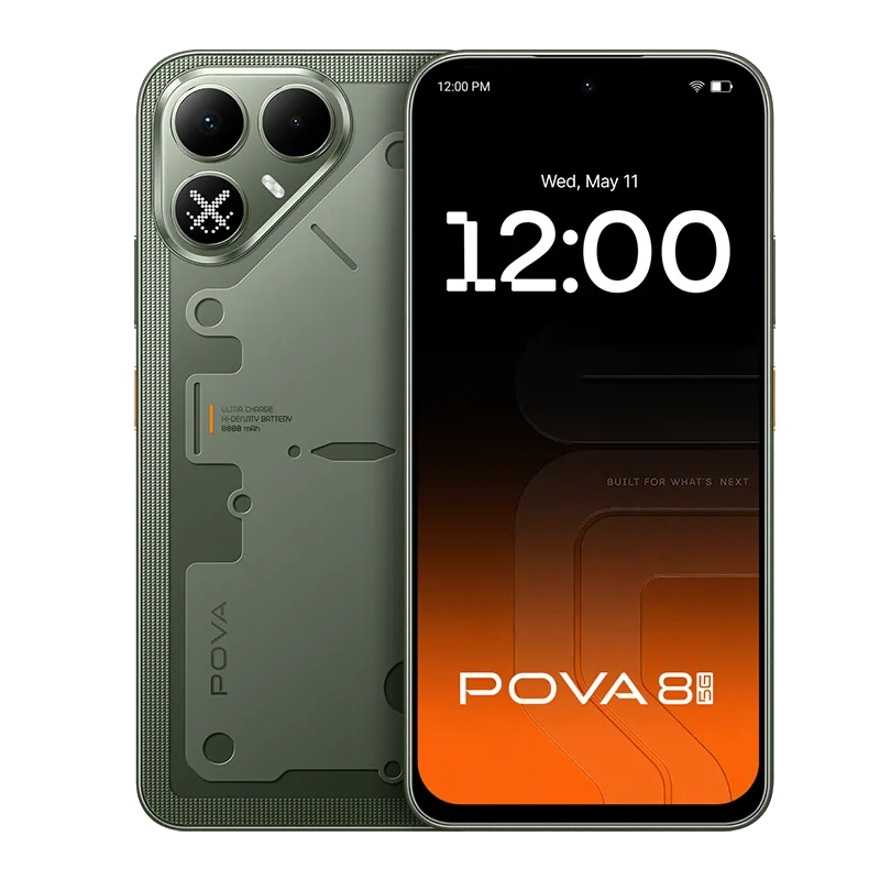 Tecno Pova 8 5G - екран Alive Matrix Display