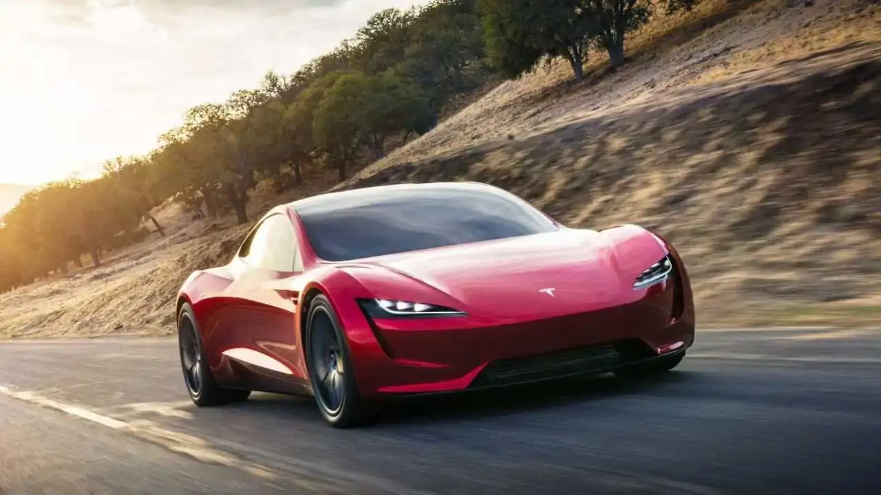 Tesla Roadster вигляд спереду
