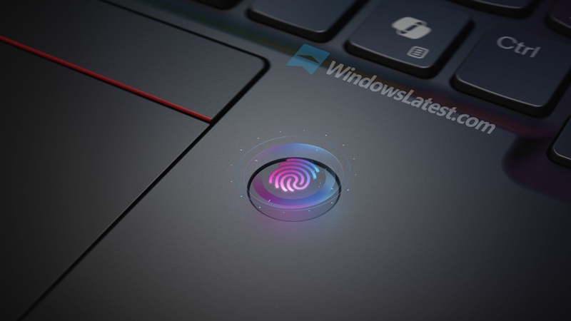 ThinkPad X13 Detachable with Windows Hello fingerprint scanner