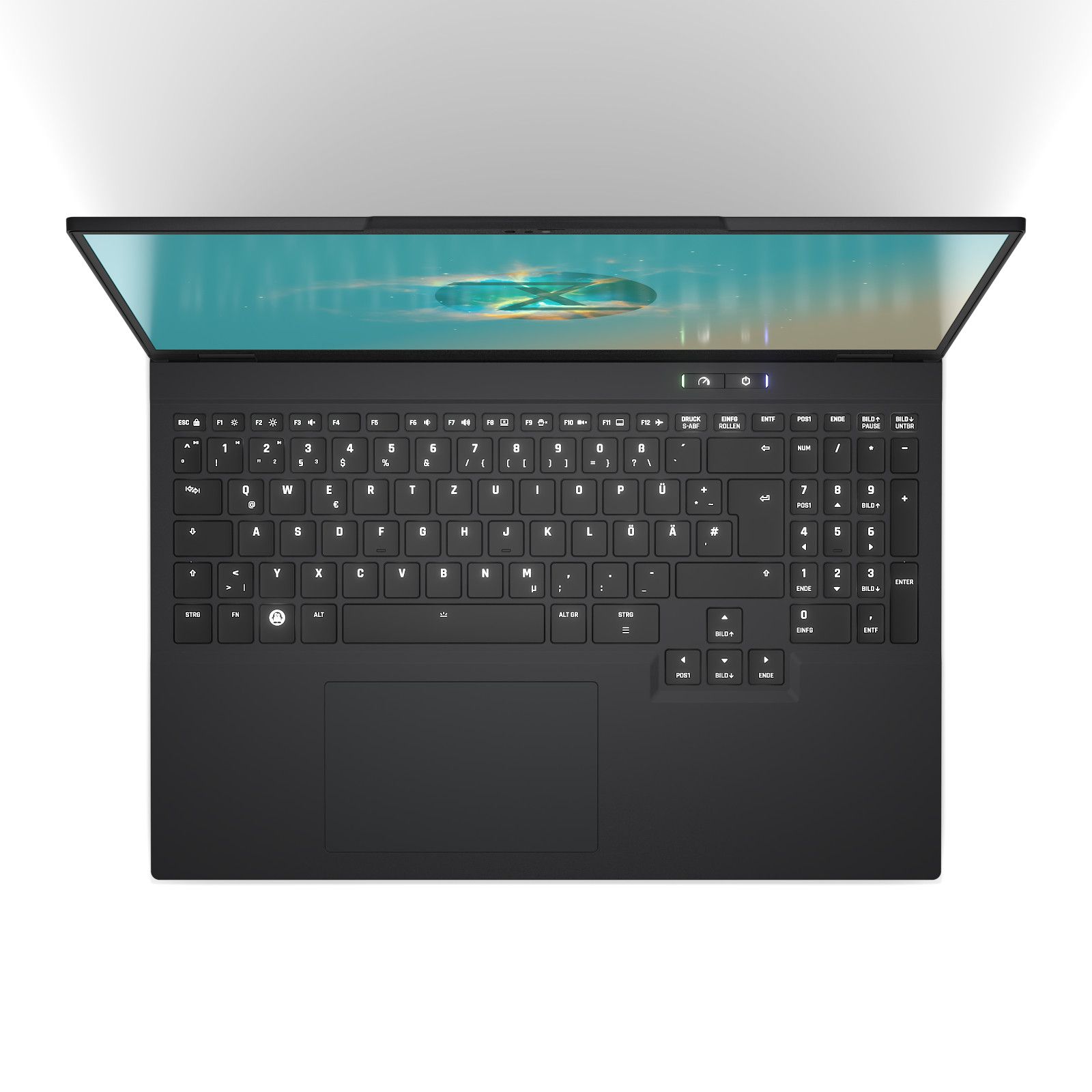 TUXEDO InfinityBook Max 16 повнорозмірна клавіатура