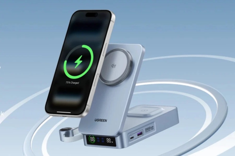 Ugreen MagFlow 2-in-1 MagSafe charging station