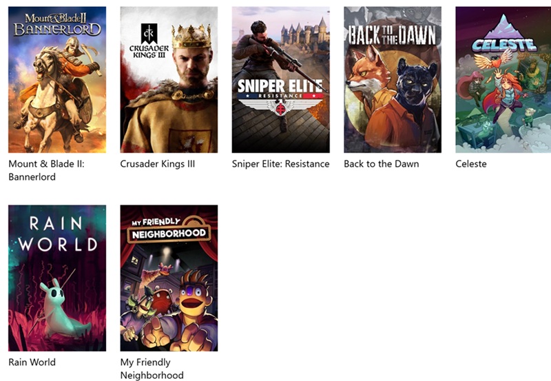 Eight games leave Xbox Game Pass on July 31, 2026.
