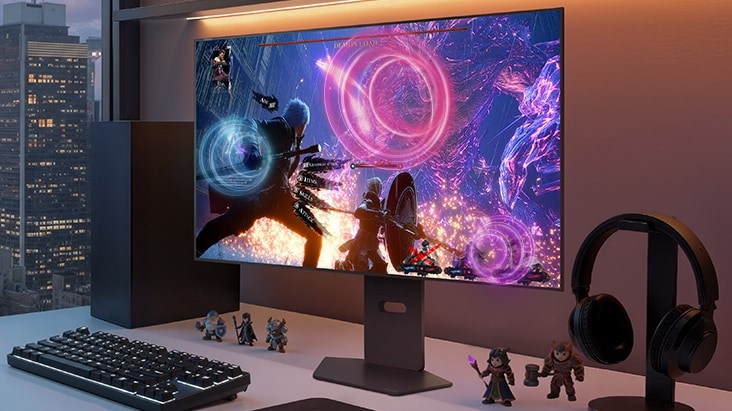 L'IA embarquée gère l'upscaling vidéo, l'optimisation de scène et le traitement audio.