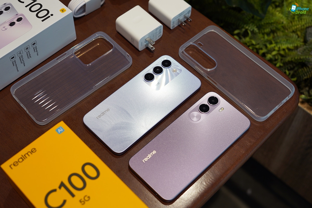 Экран и интерфейс Realme C100 и C100i