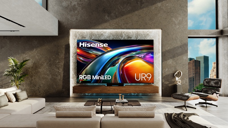 Hisense UR9 TV - RGB MiniLED technology