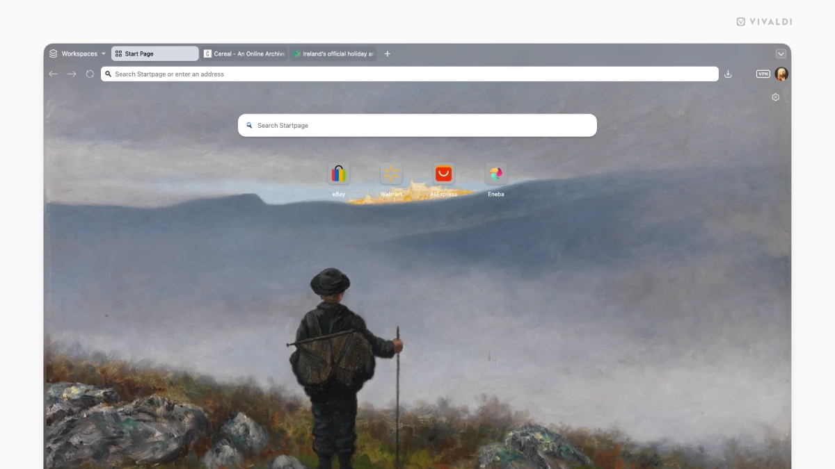 Le nouveau design unifié du navigateur. Illustration : Vivaldi Technologies