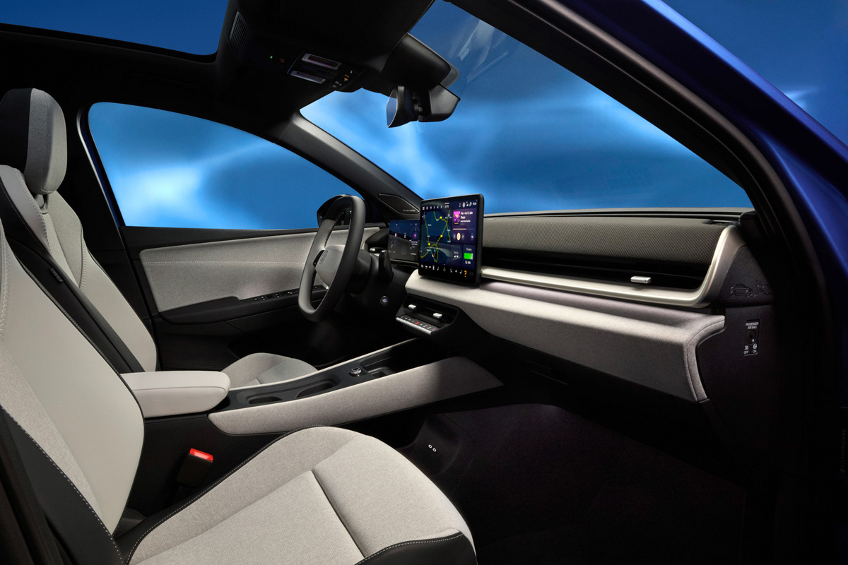 Console centrale de la Volkswagen ID. Polo EV
