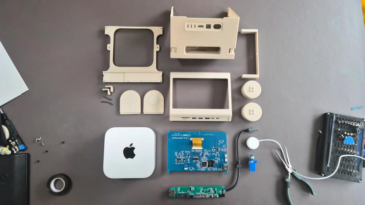 M2x2 Mac mini корпус в стиле LEGO