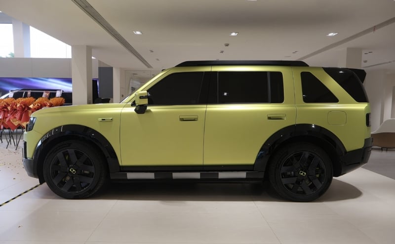 Freelander 8 side view in minimalistic style