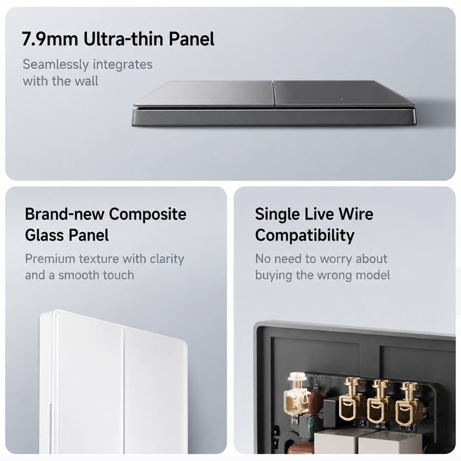 Xiaomi Smart Switch 2 передня панель